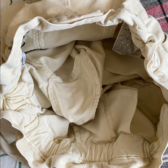 Zara High-Waisted Paper Bag Jeans Pants Like New 6 Ecru Mango - Picture 16 of 16